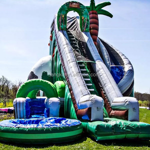 Tobogán acuático inflable comercial, parque de atracciones de agua curvada, Tobogán Draco, toboganes, Chateau Gonflable Enfant a la venta - Product Image 1