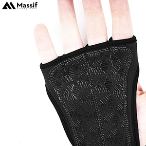 Wholesale Custom Sublimation Printed Breathable Non-Slip Adjustable Wrist <b>Strap</b> Half-<b>Finger</b> Nylon Unisex Gym Gloves Fitness - Product Image 3