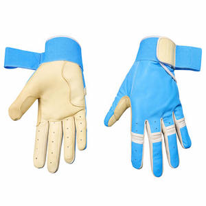 Guantes de Bateo de Béisbol SAAR INDUSTRIES de Piel de Vacuno Genuina de 0.8mm, Hechos a Medida, de Primera Calidad, con Cierre de Velcro para Ambas Manos - Product Image 4