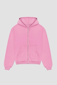 Sudadera con Capucha y Cremallera para Hombre, Color Lavanda, Corte Holgado, Felpa, Informal, para Otoño, con Bolsillo, Camuflaje, Manga Regular, 100% Algodón - Product Image 5
