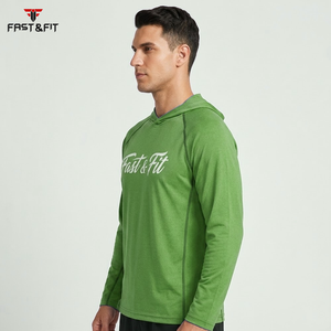 Sudadera con Capucha para Pesca, Sublimada, de Poliéster, de Secado Rápido, Personalizada, Ligera, con Protección Solar y Manga Larga, para Senderismo y Pesca al Aire Libre - Product Image 3