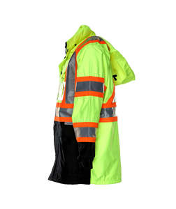 Chaqueta de Seguridad de Alta Visibilidad con Malla Transpirable, Ligera, con Tiras Reflectantes, Ropa de Trabajo, Emergencias en Carreteras, Trabajadores Ferroviarios, Personal de Logística - Product Image 4