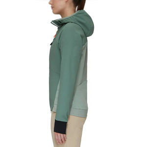Veste bomber en toile imperméable personnalisée pour femmes IRSA SPORTS, logo uni, coupe-vent d'hiver, décontractée avec poignets côtelés - Product Image 6