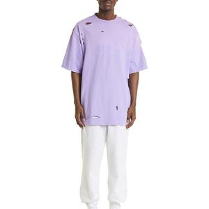 เสื้อยืดโอเวอร์ไซส์เนื้อนุ่มยืดหยุ่นสำหรับผู้ชาย เสื้อผ้าสตรีทแวร์ลำลองแขนสั้น เสื้อยืดออกกำลังกายสำหรับผู้ชาย โพลีเอสเตอร์ 100% เสื้อยืดผู้ชาย - Product Image 1