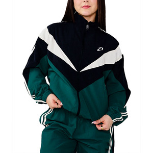 Ensemble de survêtement coupe-vent en nylon pour femme, veste athlétique pour homme et pantalon de jogging large, coupe-vent imperméable à capuche - Product Image 2