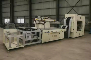 Servoimpresora de pantalla UV de rollo a rollo, impresión automática de alta velocidad en materiales flexibles con curado UV, nuevo modelo, servoimpresora de pantalla UV, con pantalla de rollo a rollo, 2 unidades - Product Image 3