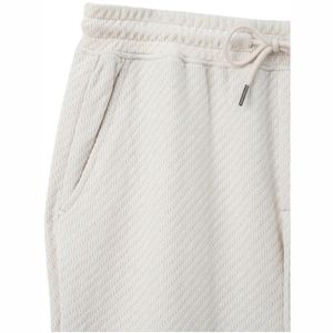 PANTALON CASUAL EN TRICOT JACQUARD POUR HOMME BEIGE - Product Image 2