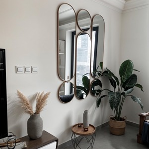 Designer Modern Mirror Sets In Various Shapes Ideal For Living Room Bedroom And Entryway Decor Wholesupply From India - Product Image 4