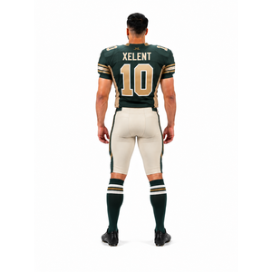 Conjunto de Uniforme de Fútbol Americano Retro Elite Personalizable, Malla de Poliéster, Talla XL para Equipos Masculinos, Jersey y Pantalones Personalizados - Product Image 2