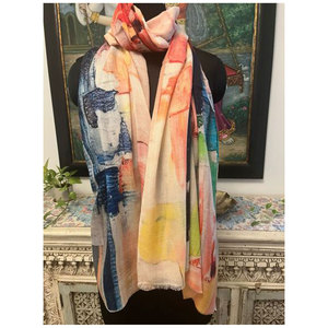Premium Quality Printed Stole 70x200 CMS Elegant Fashion Scarf Soft Lightweight Stylish <b>Wrap</b> for Women Ready Stock - Product Image 4