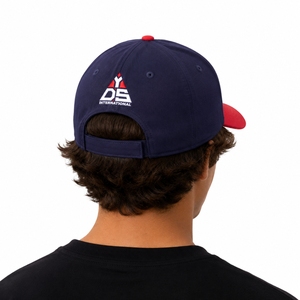 Unisex Custom Premium Embroidered Baseball Cap Adjustable <b>Strip</b> Custom Headwear Curved Brim Design Adjustable Back Closure - Product Image 2