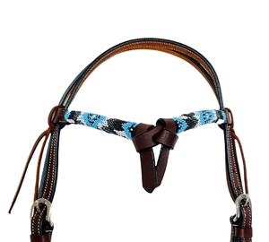 Cale de cheval en cuir équestre élégant de haute qualité Style occidental perlé unique personnalisé disponible pour la personnalisation - Product Image 3