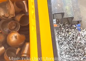 Trituradora de Doble Eje de Alta Resistencia para Utensilios, Trituradora Industrial de Chatarra Metálica, Equipo Ligero de Alta Eficiencia - Product Image 5