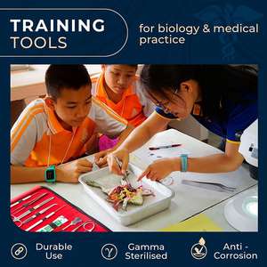 ชุดเครื่องมือผ่าตัดแบบใช้ซ้ำได้ ทำจากสแตนเลส สำหรับนักศึกษาแพทย์ โรงพยาบาล และโรงเรียน โดย Dentavex - Product Image 5