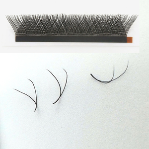 Extensions de cils en marque privée YY Lash Tray 12/16 lignes, faites à la main, courbure CC/DD/M/L, épaisseur 0.03/0.05/0.07, cheveux synthétiques, tendance - Product Image 1