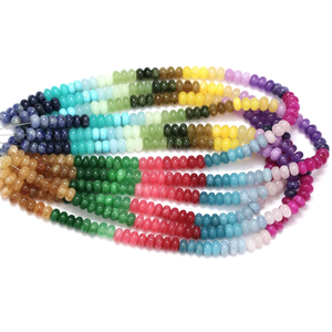 Magnifiques perles de quartz de forme ronde, couleur arc-en-ciel, lisses, 7-8 mm, multicolores. - Product Image 4