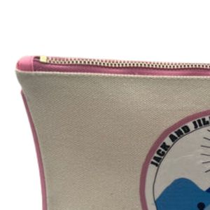 Canvas Cosmetic Bag Zipper Makeup Pouch Travel <b>Toiletry</b> Organizer Portable Beauty <b>Storage</b> Everyday Use Accessory - Product Image 2