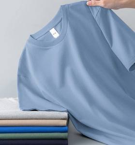 เสื้อยืดคอกลมแขนสั้นผู้ชายสำหรับฤดูร้อน โลโก้ด้านหน้า ผ้าฝ้าย 100% แห้งเร็ว ระบายอากาศได้ดี ทรงเข้ารูป สีพื้นลำลอง - Product Image 6