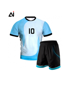 Uniforme Deportivo Transpirable para Voleibol, Camiseta Verde Sublimada con Mangas Estampadas y Pantalones Cortos a Juego - Product Image 6
