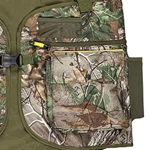 <b>Utility</b> Winter Solid Hunting <b>Vest</b> Outdoor Clothing Featuring Breathable Polyester/Cotton Material Multi-Pocket Design for Daily - Product Image 5