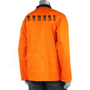 เสื้อเชิ้ตเชื่อมโลหะสำหรับผู้ชาย แขนสั้น หลายสี ทนไฟ มองเห็นได้ชัดเจน ป้องกันไอระเหย ระดับการป้องกัน 300-500 องศาเซลเซียส ทนความร้อน - Product Image 4