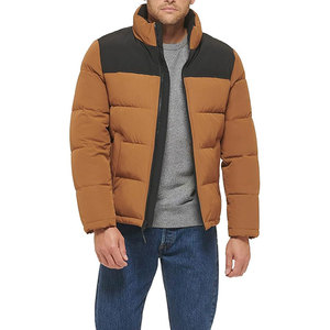 Bubble Mens Bomber <b>Jacket</b> OEM Custom Logo Waterproof Windproof Hooded Winter High Quality 2025 - Product Image 6