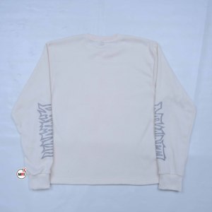 เสื้อสเวตเชิ้ตผู้ชายสีขาว คอกลม แขนยาว ผ้าถัก ทรงปกติ สวมใส่สบายๆ สำหรับฤดูใบไม้ร่วง พิมพ์ลายตัวอักษร MRI ออกแบบเองได้ - Product Image 2
