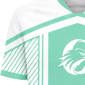 Conjunto de Uniforme de Fútbol Personalizado Verde Menta y Blanco, Uniforme de Fútbol Ligero, Ropa de Entrenamiento Personalizada para Equipos - Product Image 5