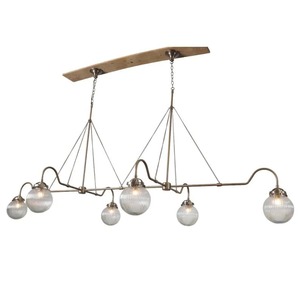 Luxurious Glass Globe Pendant <b>Light</b> With Bronze Frame And Five Shades For Living Room Or Bedroom <b>Ceiling</b> Lighting Decorations - Product Image 3