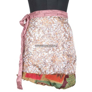 <b>Mini</b> Skirts Indian Silk Knee <b>Mini</b> Skirts Women Boho <b>Mini</b> Skirts For Women Wrap Summer Hippie Floral Printed Women's Boho <b>Print</b> - Product Image 3