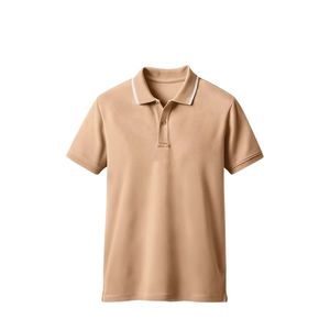 Camiseta Polo para Hombre, Manga Corta, Cuello Casual, Tejido Suave y Transpirable de Mezcla de Algodón, Ropa Deportiva para Golf y Tenis, OEM ODM - Product Image 3