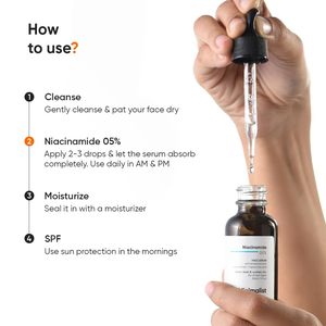 Suero minimalista con niacinamida al 5% y ácido hialurónico que reduce las manchas oscuras y controla la grasa, para todo tipo de piel, 1 oz (30 ml) - Product Image 6