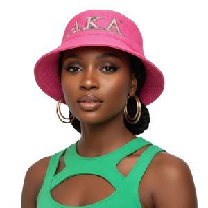 Pink Mesh Embroidered Bucket <b>Hat</b> <b>Women</b> Fashion Casual <b>Sun</b> <b>Hat</b> Stylish Outdoor Cap Decorative Headwear Accessory - Product Image 3