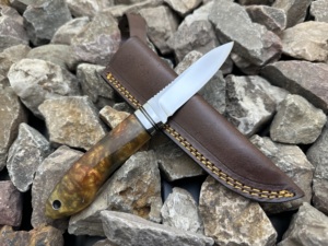 Cuchillo Utilitario para Exteriores con Construcción de Espiga Completa para Camping, Pesca y Bushcraft, Cuchillo de Hoja Fija Resistente - Product Image 1