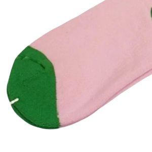 Pink Green <b>Socks</b> Women One Size Fits Most Crew <b>Socks</b> Casual Fashion Cotton <b>Socks</b> Athletic Style Comfortable Footwear - Product Image 6