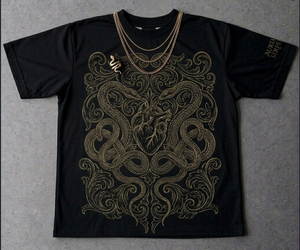 T-shirt Raglan Homme Personnalisé avec Impression par Sublimation de Portrait Graphique et Logo, 100% Coton, Streetwear Haute Définition, Haut de Gamme Tendance - Product Image 2