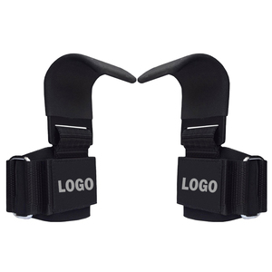 Ganchos de levantamiento de pesas profesionales de neopreno acolchado con protección para las palmas, para fitness y gimnasio, venta al por mayor - Product Image 6