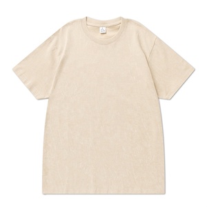 Custom Design Men's 100% Cotton <b>Acid</b> Washed T-shirt Over Sized <b>Drop</b> Shoulder Heavyweight Stone Wash T -Shirt Made Pakistan - Product Image 6