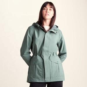 Women's Winter <b>Waterproof</b> Windproof Insulated Bomber Jacket Hooded Zipper Regular <b>Length</b> Outdoor <b>Coat</b> Breathable Rain Bubble - Product Image 2