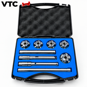 Juego de 5 Cortadores de Asientos de Válvula de Carburo de Alta Calidad para Autos y Motos Clásicos, 20 y 45 Grados, en Caja de Plástico - Product Image 1