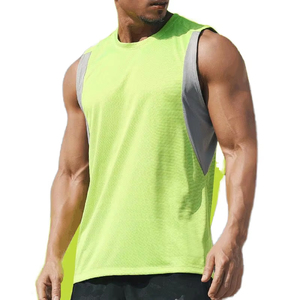 Hot Summer Sporty Mens Tank <b>Top</b> High Quality Anti-uv Quick-drying Eco-friendly Breathable 100% Cotton Customized Logo Colors - Product Image 1