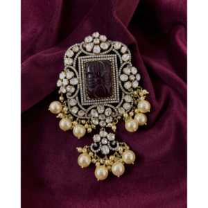 Pendentif Moissanite en argent Bijoux élégants pour femmes - Product Image 1