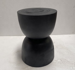 Wholesale Modern Convertible Natural Solid Wood <b>Round</b> Stool Handmade Outdoor Furniture <b>Side</b> <b>Table</b> Made in Vietnam - Product Image 1