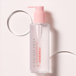 S.NATURE AQUA RICE CLEANSING OIL 200mL Huile Nettoyante au Riz Coréenne pour Éliminer les Points Noirs et le Maquillage Quotidien, Nettoyant Purifiant les Pores - Product Image 1