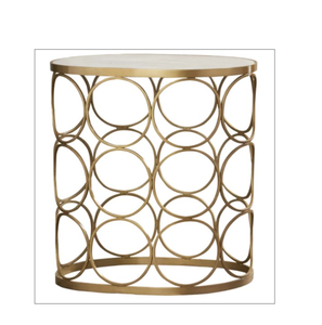 Juego de Mesas de Centro Apilables de Primera Calidad con Estética Moderna, Acero Inoxidable Ecológico para Sala de Estar y Decoración del Hogar - Product Image 1