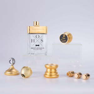 Flacon de parfum de luxe avec bouchon en zamac métallique - Product Image 1