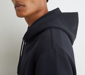 Men's Solid Taupe Oversized Hooded Sweatshirt Casual Pullover Drawstring Pocket <b>French</b> Terry 100% Cotton <b>Vintage</b> Anti-Pilling - Product Image 5