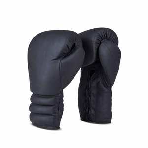 Guantes de Boxeo de Cuero Vacuno Genuino con Logotipo Personalizado al por Mayor para Adultos y Niños, con Cordones, Color/Talla Personalizables - Product Image 5