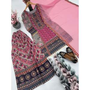 Traje de fiesta hermoso para mujer Salwar y conjunto Dupatta - Product Image 6