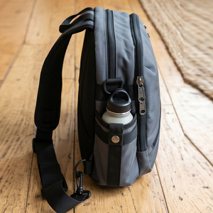 Regal Three Llc Waist Sling Bag 100% Canvas Zipper Closure Daily Use Cross Body Bag Travel Shoulder Sling Bags Unisex - Product Image 4